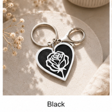 Load image into Gallery viewer, Rose Heart NFC keychain