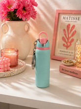 Load image into Gallery viewer, Mini Bottle Holder Keychain β Pretty Mint