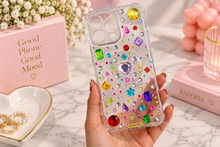Load image into Gallery viewer, Bedazzling case with popsocket