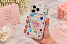 Load image into Gallery viewer, Bedazzling case with popsocket