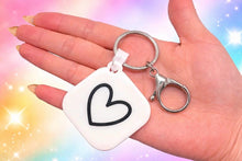 Load image into Gallery viewer, Heart NFC keychain