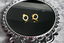 Load image into Gallery viewer, Mini Circle Silhouette Earrings
