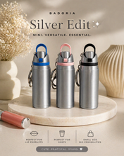 Load image into Gallery viewer, Mini Bottle Holder Keychain β Silver Edit
