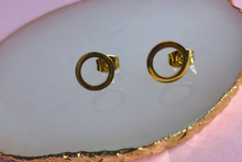 Load image into Gallery viewer, Mini Circle Silhouette Earrings