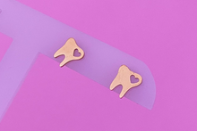 Load image into Gallery viewer, Mini Tooth Earrings