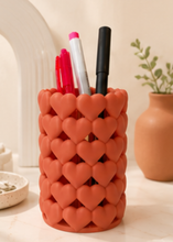 Load image into Gallery viewer, Heart Bloom Pen Holder
