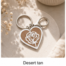 Load image into Gallery viewer, Rose Heart NFC keychain
