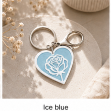 Load image into Gallery viewer, Rose Heart NFC keychain
