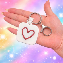 Load image into Gallery viewer, Heart NFC keychain

