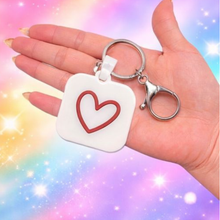 Load image into Gallery viewer, Heart NFC keychain
