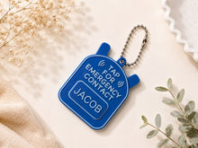 Load image into Gallery viewer, NFC Emergency Contact Keychain
