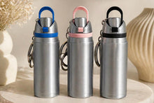 Load image into Gallery viewer, Mini Bottle Holder Keychain – Silver Edit
