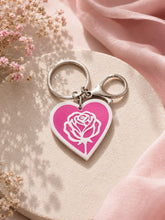 Load image into Gallery viewer, Rose Heart NFC keychain
