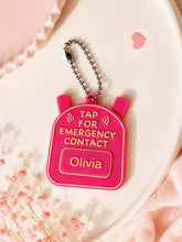 Load image into Gallery viewer, NFC Emergency Contact Keychain
