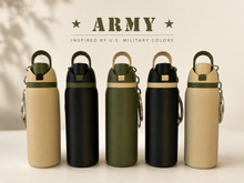 Load image into Gallery viewer, Mini Bottle Holder Keychain – ARMY Team
